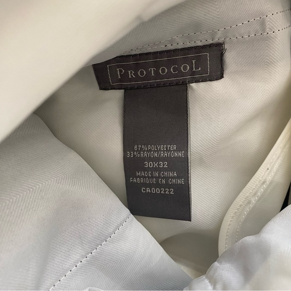 Brown Pin-striped Trousers/Dress Pants - Picture 4 of 5